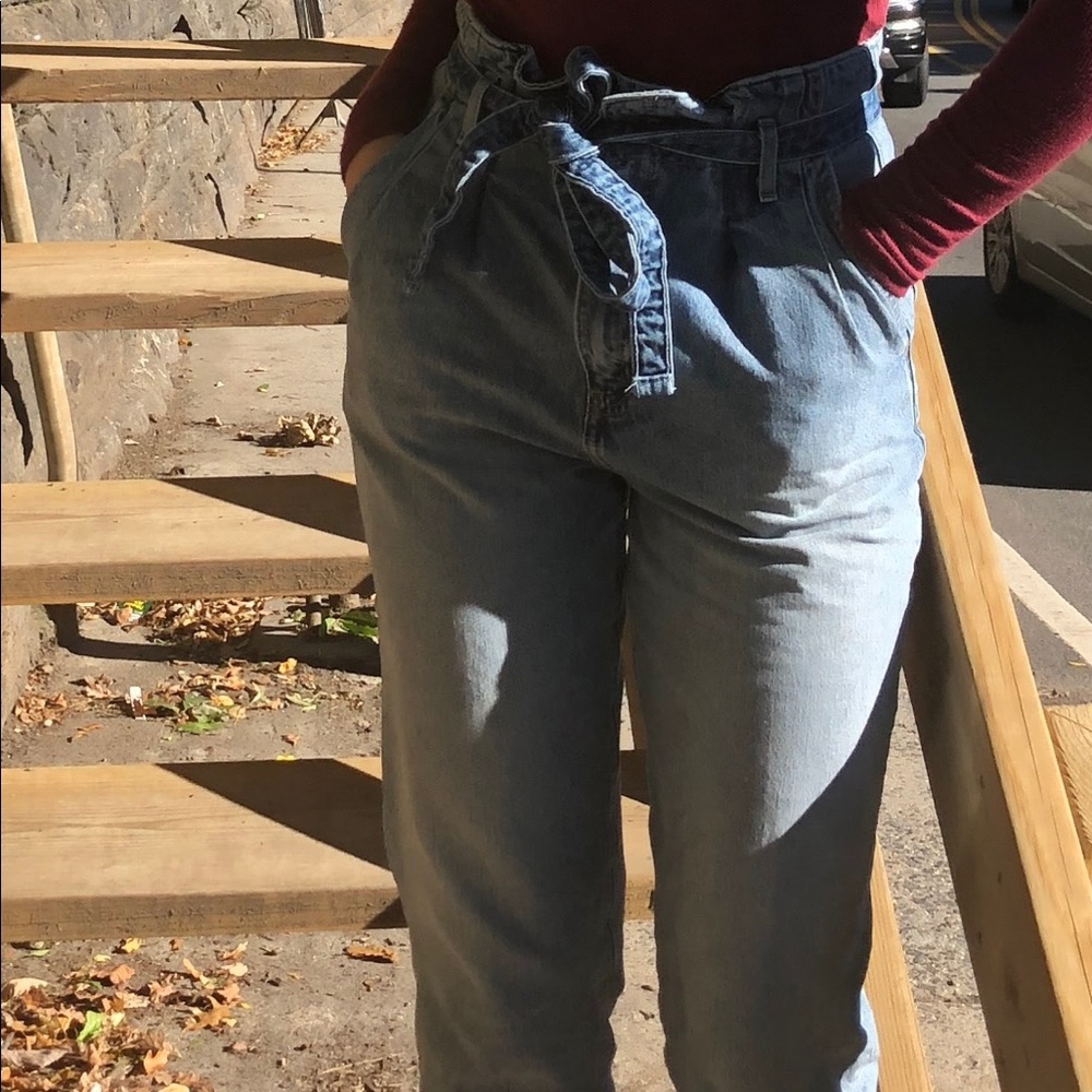 High Rise Paper Bag Jean